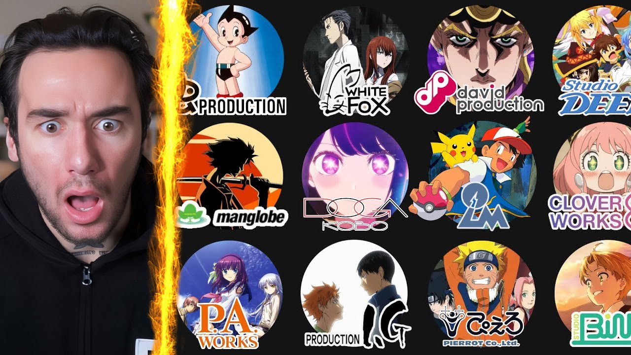 Все аниме-студии за 23 минуты (РЕАКЦИЯ)