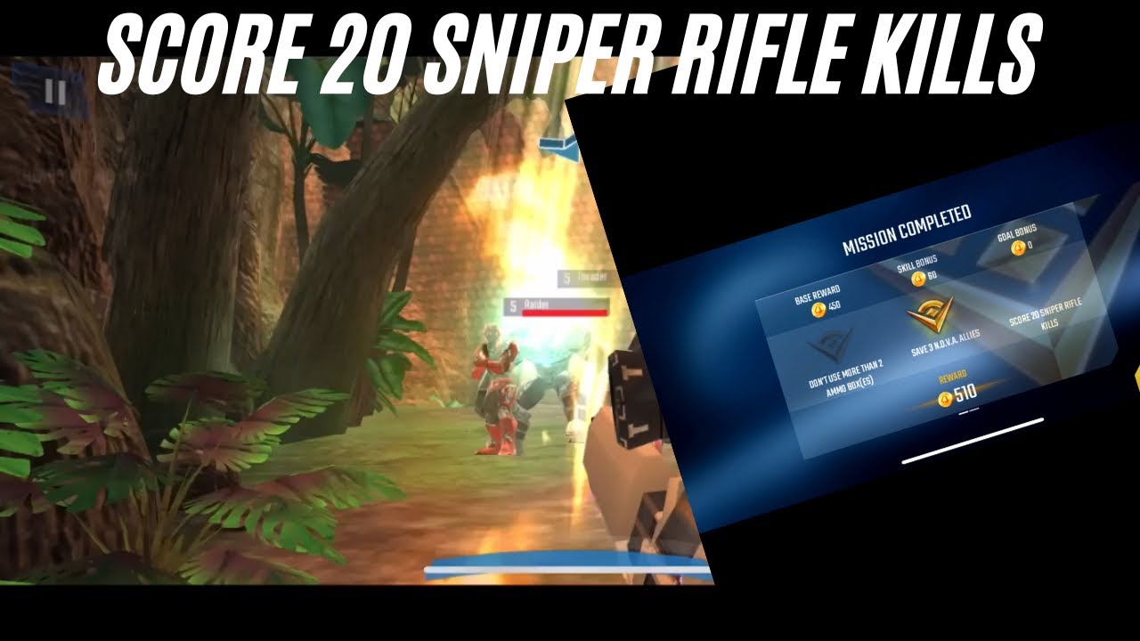 N.O.V.A. Legacy | Score 20 Sniper Rifle Kills | Silver Medal In Mission 8 | Gameplay