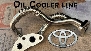 Oil cooler line replacement Toyota Highlander 2008-2013