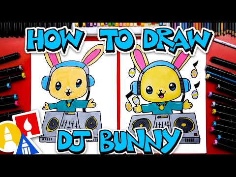 How To Draw Dj Bunny