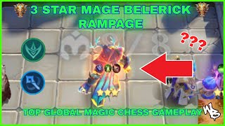 3 STAR MAGE BELERICK RAMPAGE  - TOP GLOBAL MAGIC CHESS GAMEPLAY - Mobile Legends Bang Bang