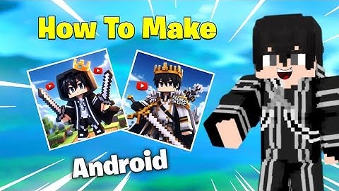 How To Make Minecraft Channel Logos Like This In Android ( No Clickbait )