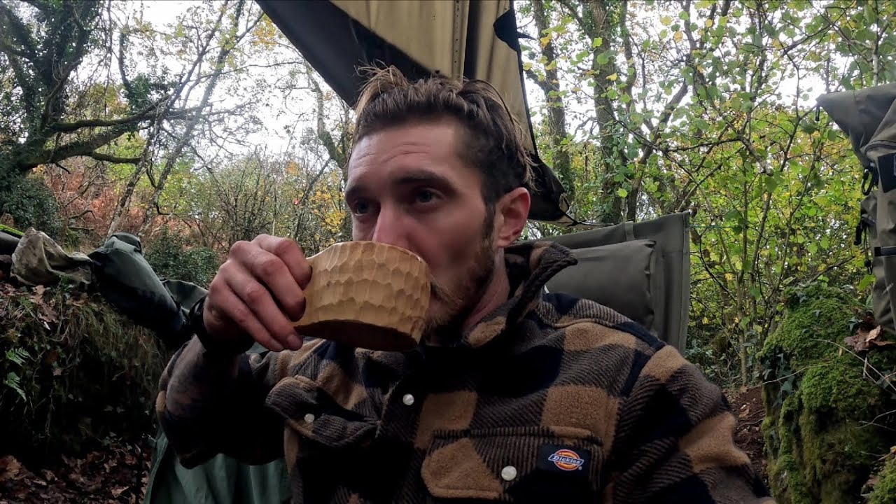 Wild Camping Alone - The Sound Of Silence - Wild Cooking - ASMR 