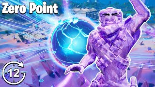 I Dropped at the Zero Point in Fortnite for 12 Hours and This Is What Happened!