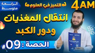 الحصة 9 طريقا انتقال المغذيات ودور الكبد رابعة متوسط علوم طبيعية