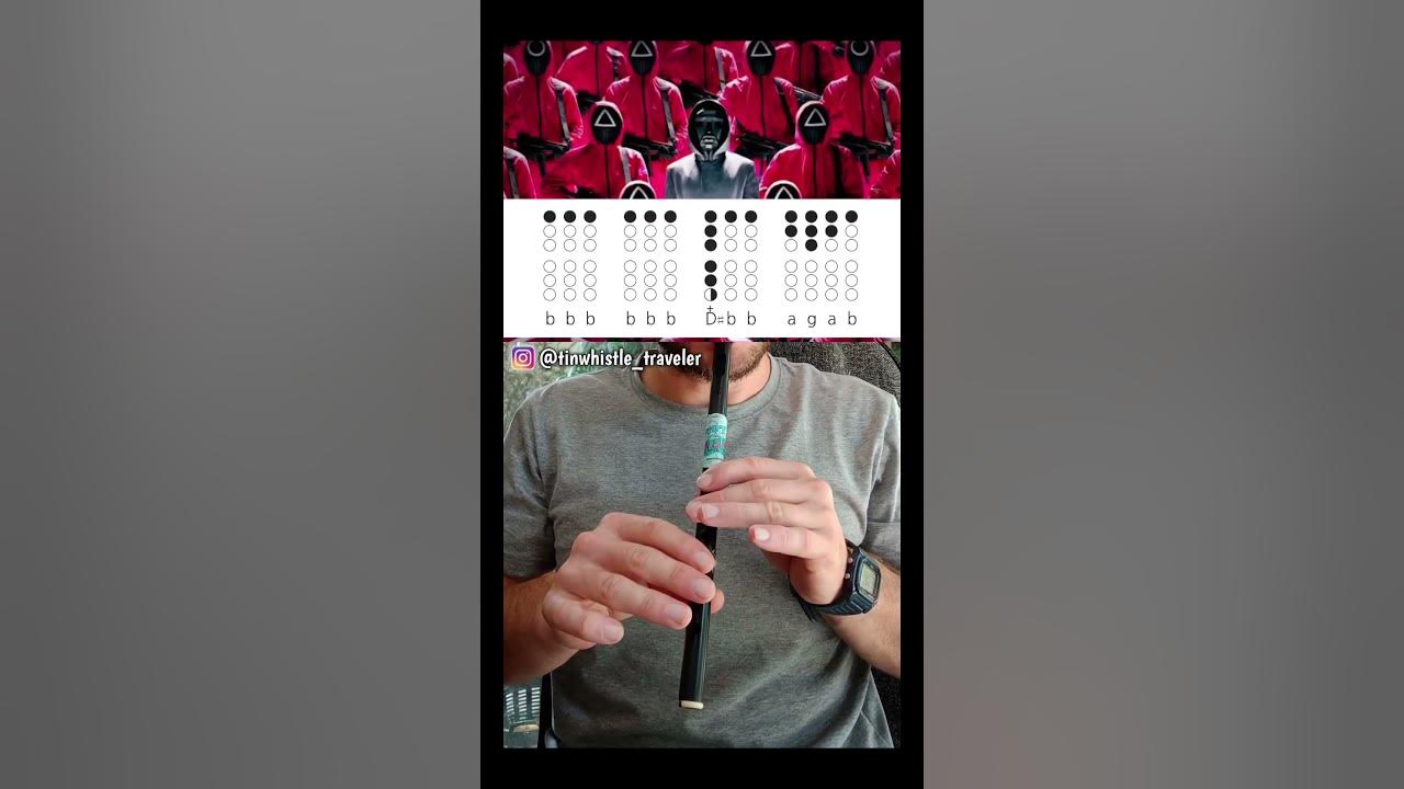 Squid Game Song - Tin Whistle Tutorial - Way Back Then Squid Game Song - Tin Whistle Tutorial - Way Back Then