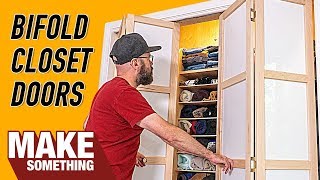 How to Make Custom Closet Bifold Doors | Woodworking Project