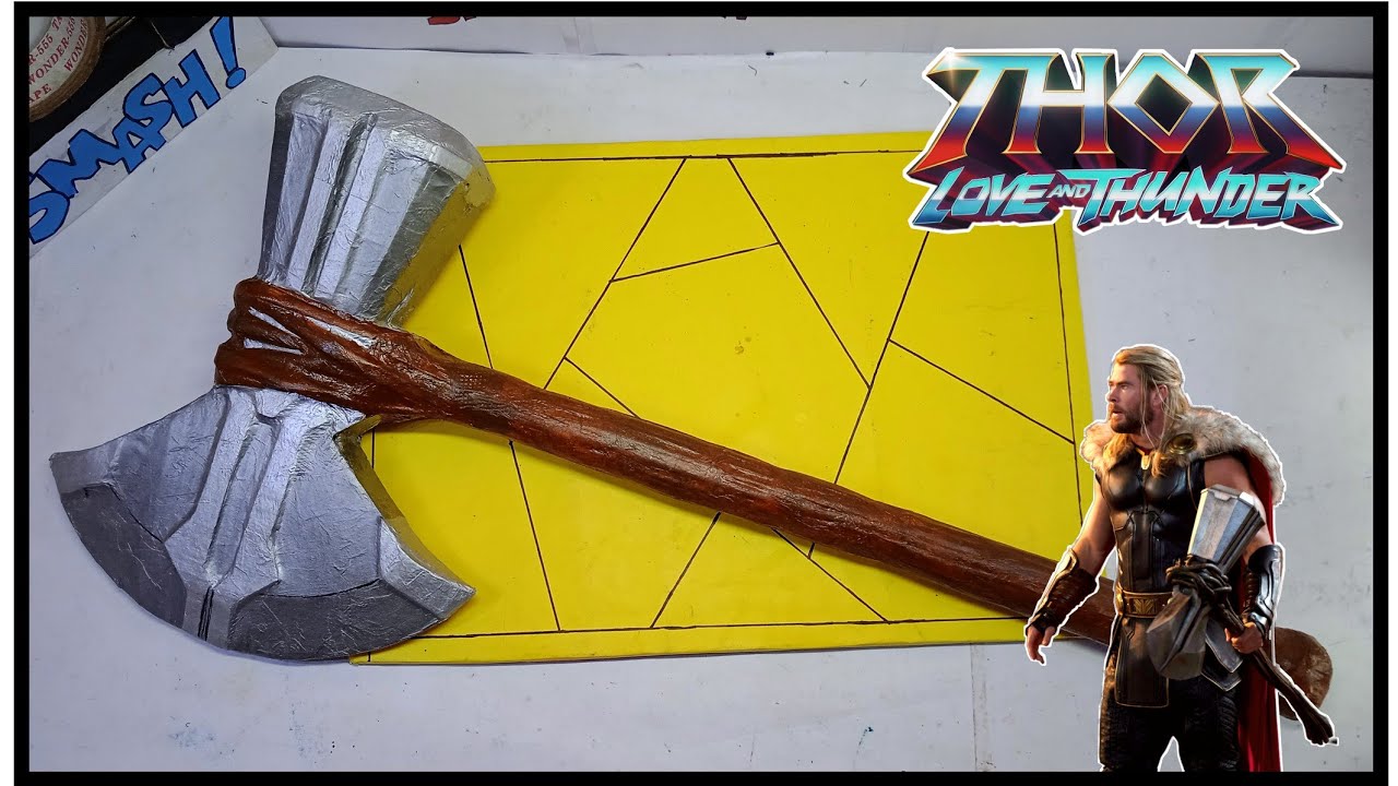How to make Stormbreaker from cardboard 