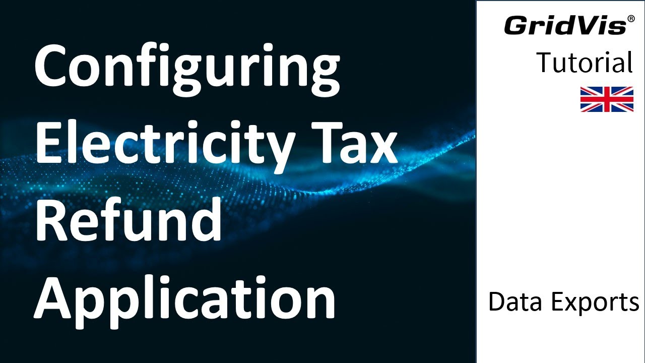Configuring Electricity Tax Refund Application | Data Exports (EN)