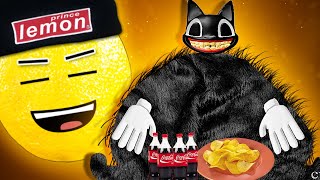 ТОЛСТЫЙ МУЛЬТЯШНЫЙ КОТ! Анимация КАРТУН КЕТ мультик Эсипи CARTOON CAT Нубастер