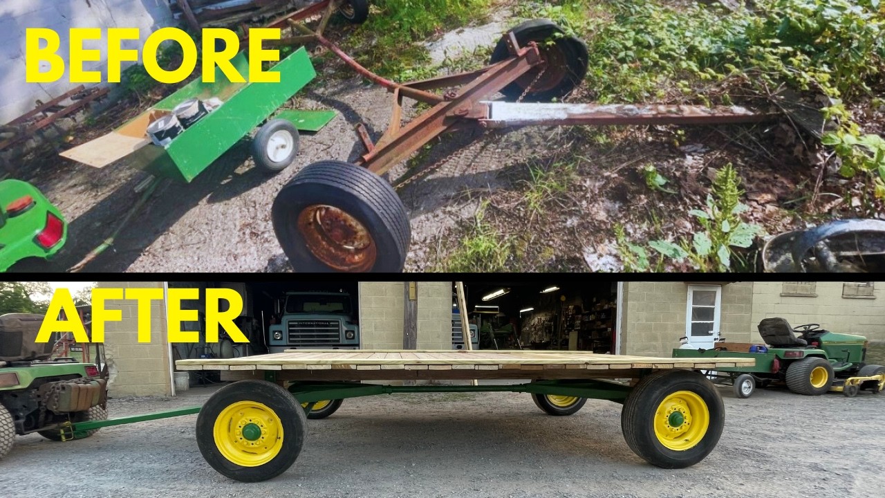 I Restored A Old Hay Wagon