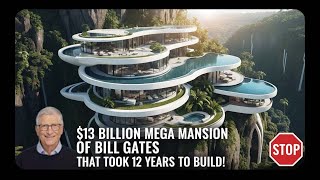 $13 BILLION Mega Mansion of Bill Gates That Took 12 Years to Build! 🤯