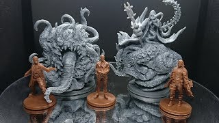 Deep Madness 360° Miniature Showcase: Investigator and Epic Monster expansions