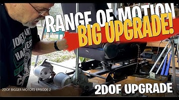 2 DOF motion simulator  bigger motors mounted for more power!