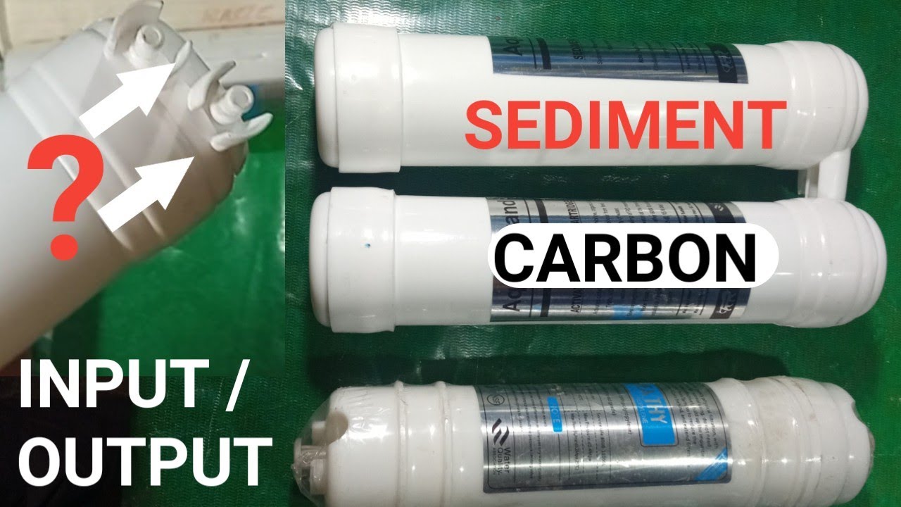 SPECIAL NANO SEDIMENT FILTER & CARBON FILTER . HOW KNOW INPUT OUTPUT ...
