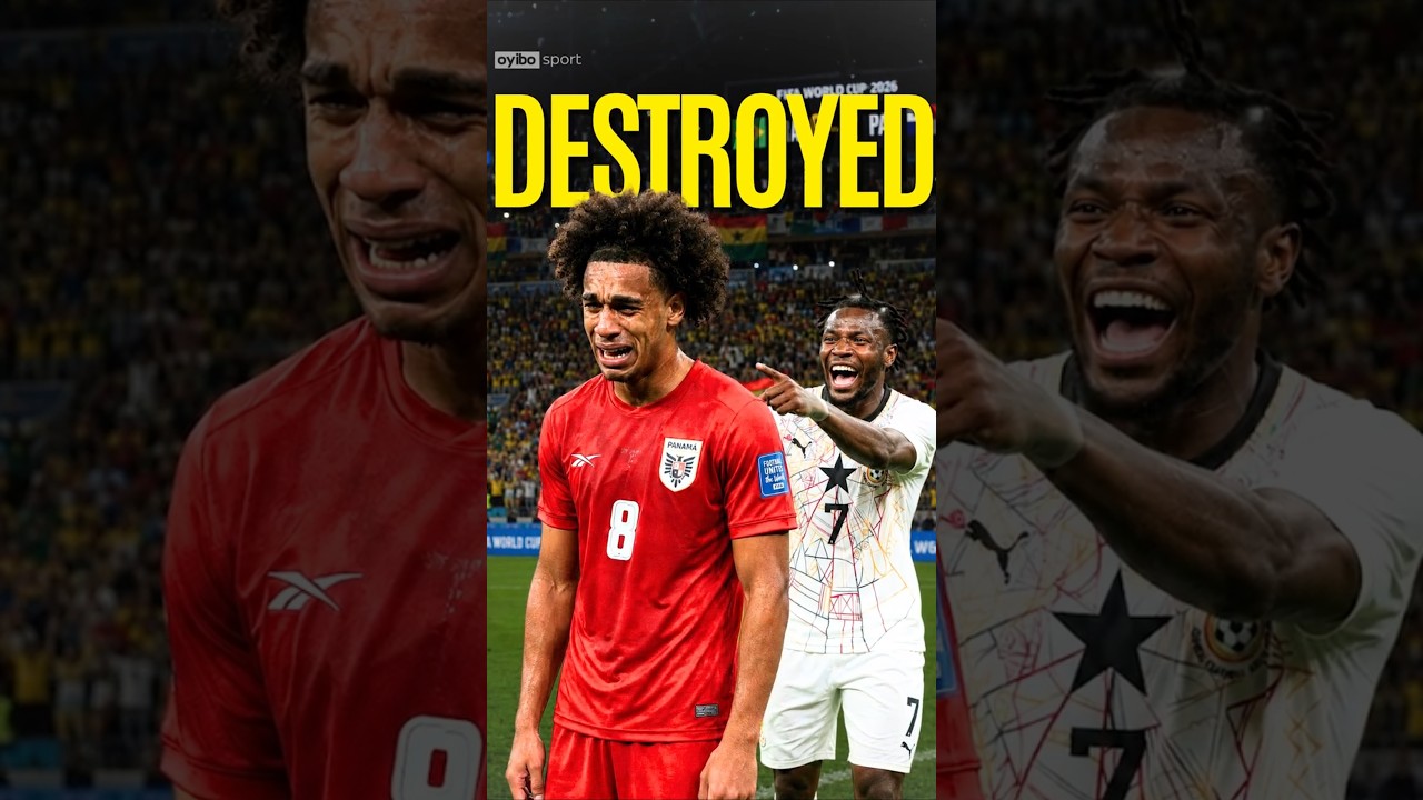 Panama NOT READY for Ghana at World Cup! 🧐 #ghana #soccer #shorts