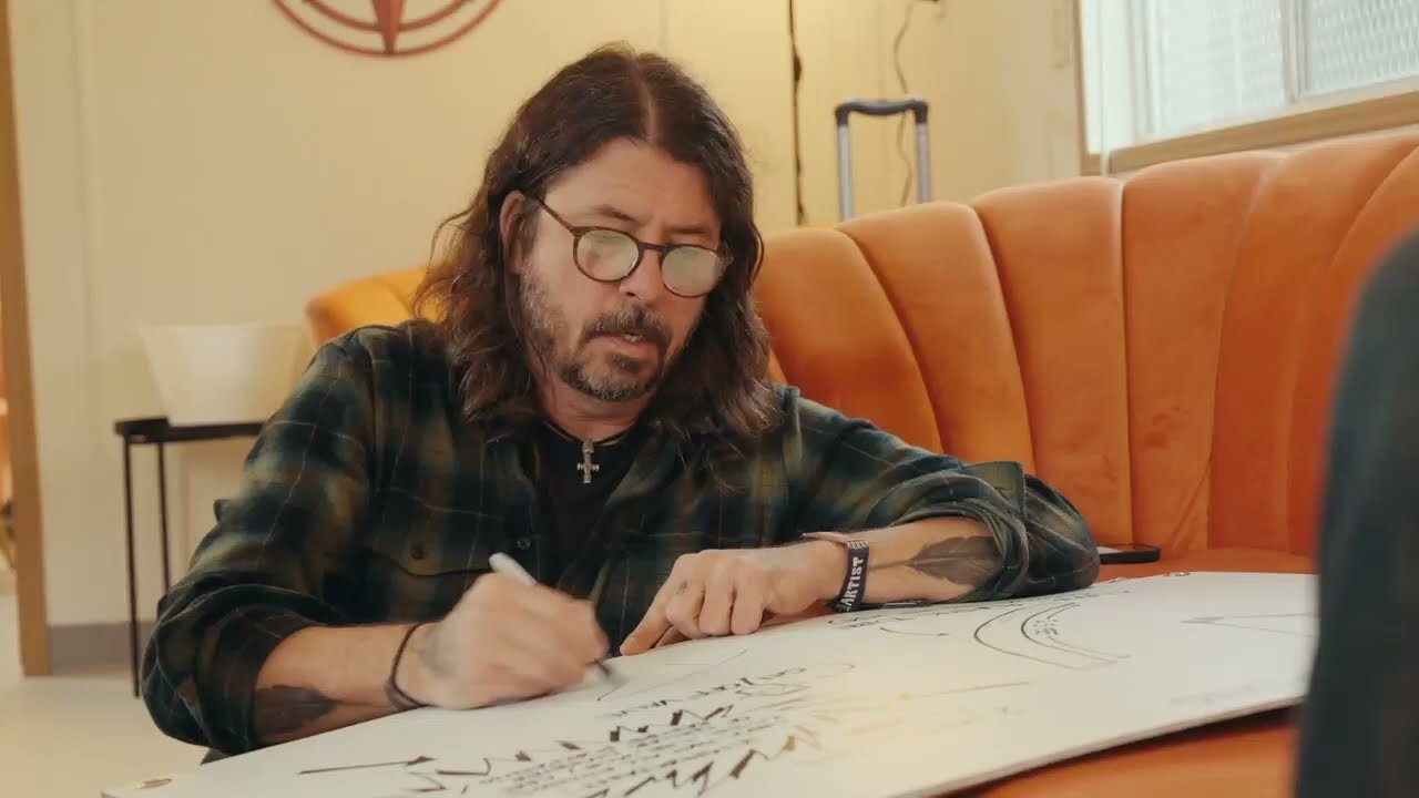 Dave Grohl - Transparent Clinch Gallery Pop-Up Art Tent, Sea.Hear.Now 2023