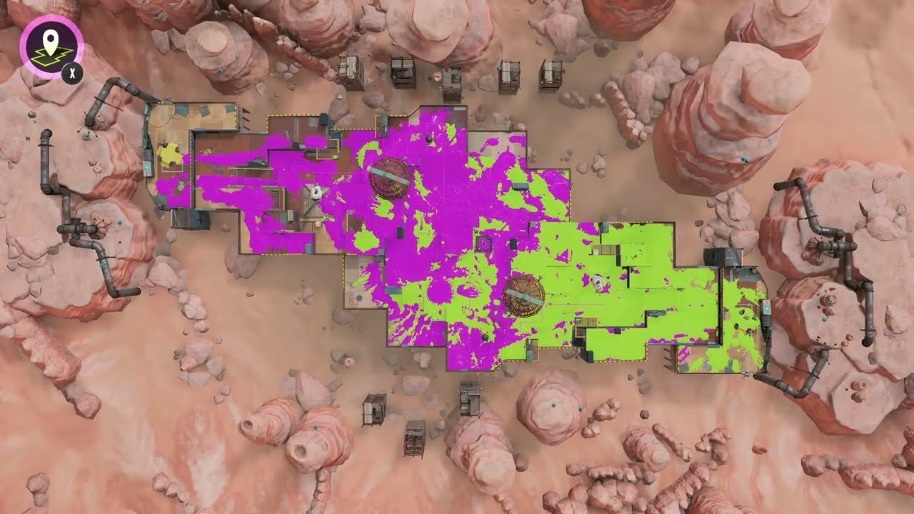 【スプラトゥーン３】プレイ記録280_ガチヤグラ_バレルスピナー