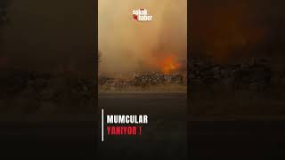 Mumcularda Yangın Çıktı