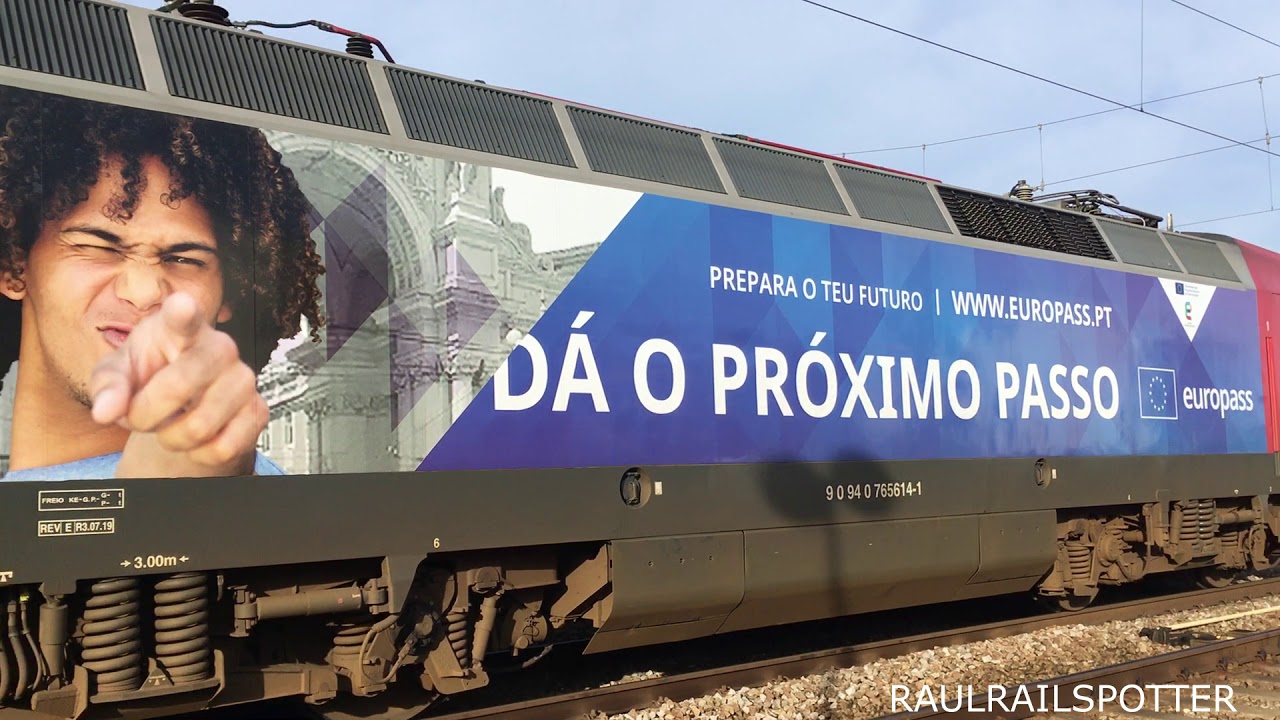 Movimentos de comboios na zona de Pombal com Allan VIP, 11/11/2020