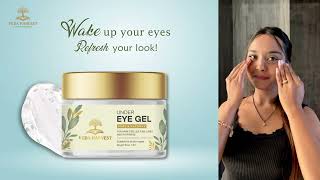 Say Goodbye to Dark Circles with Veda Harvest Eye Gel #veda #eyegel #darkcircles #shorts #video
