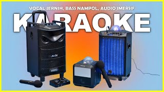 BARU! 10 Rekomendasi SPEAKER KARAOKE TERBAIK 2026 – Vocal Jelas Bass Nendang Suara Jernih