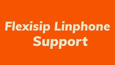 FlexiSIP Push Notifications Setup Linphone Android