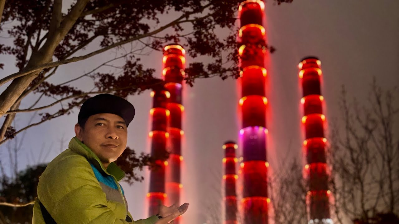 เสาน้ำพุไม้ไผ่ (Bamboo Fountain) เมืองเฉินตู