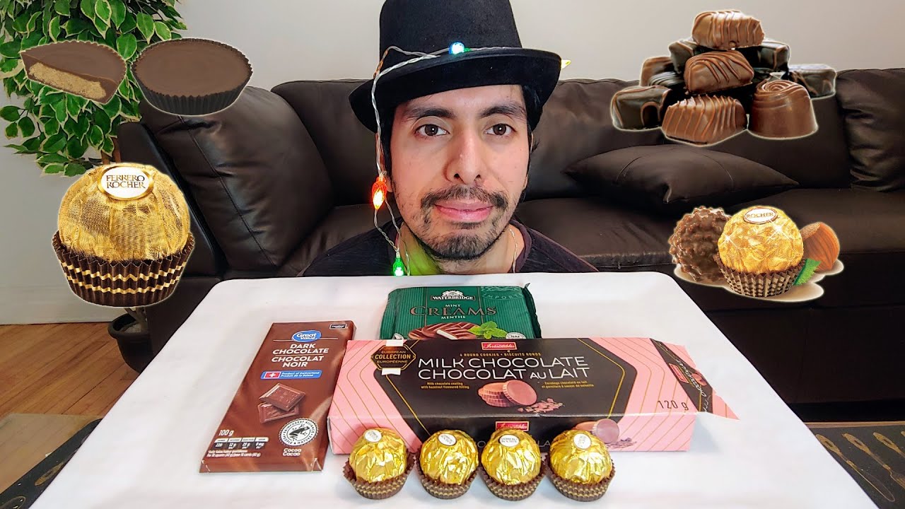 HOLIDAY CHOCOLATES: FERRERO ROCHER, MILK HAZELNUT COOKIE,MINT CREAM AND ...