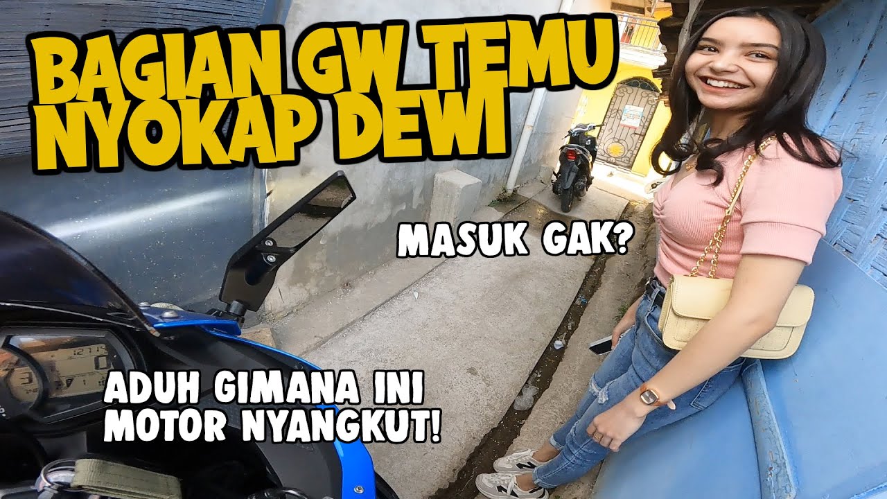 PERTAMA KALI KE RUMAH DEWI PAKE ZX25R, MASUK GANG EH MALAH NYANGKUT DONG INI GIMANA‼️