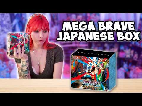 I went to Japan to find these Booster Boxes | Japanese Pokemon Mega Brave Lucario Box Opening