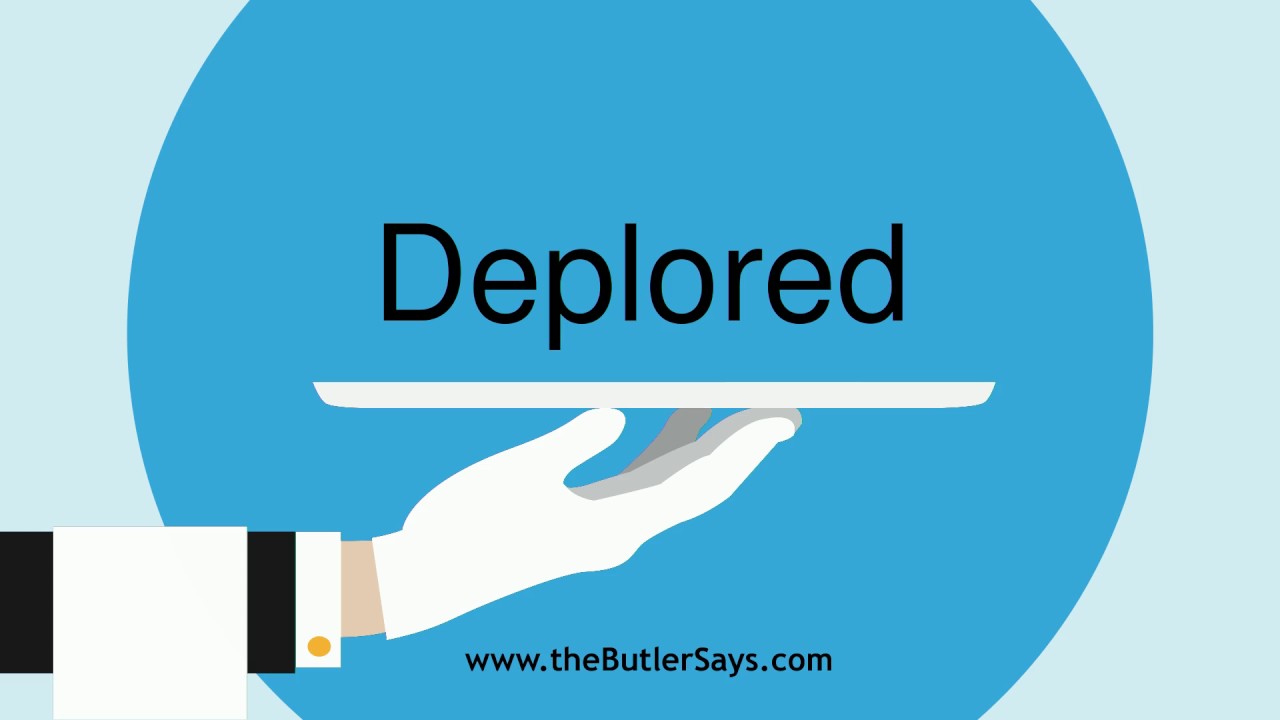 Learn how to say this word: "Deplored"