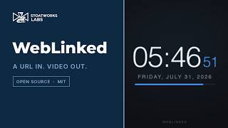 WebLinked — a web page in, broadcast video out