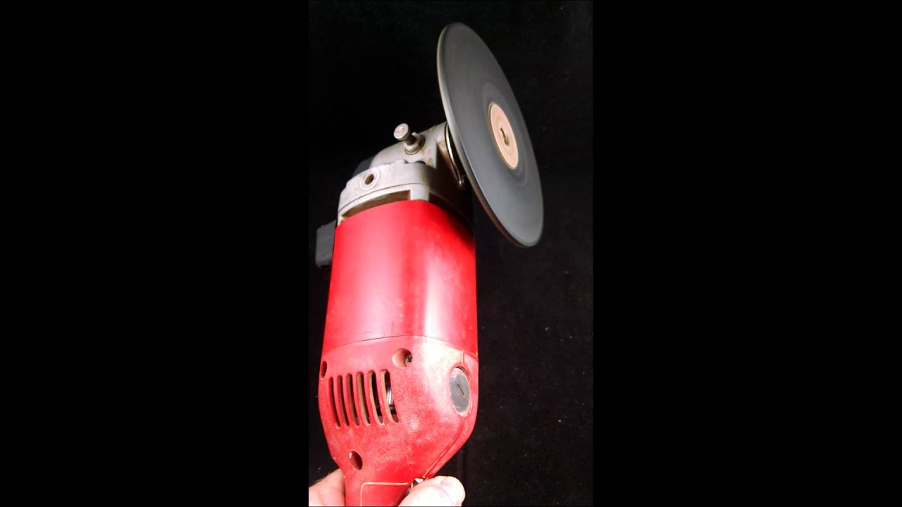 Milwaukee Heavy Duty 7" 9" Buffer Polisher CAT 5455 YouTube