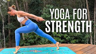 40-MIN YOGA FOR STRENGTH | Energising full body power flow