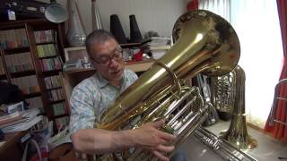 東京交響楽団　首席テューバ奏者 渡辺功　楽器解説  Tuba player  Isao Watanabe  Tokyo symphony orchestra　チューバ