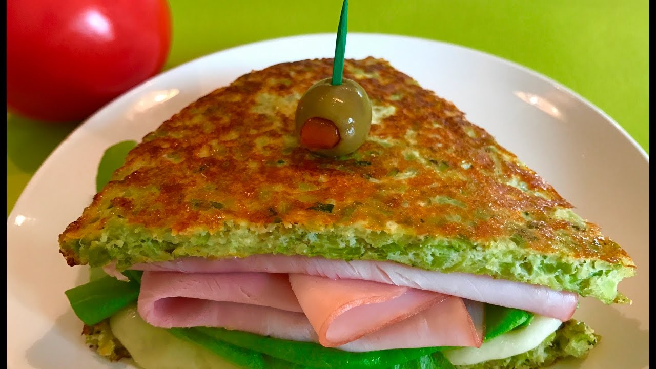 Broccoli "rice" Bread Panini Sandwich, Healthy, Glutenfree recipe by