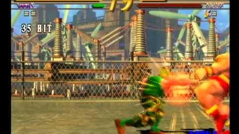 Arcade Street Fighter EX2 Combo Movie