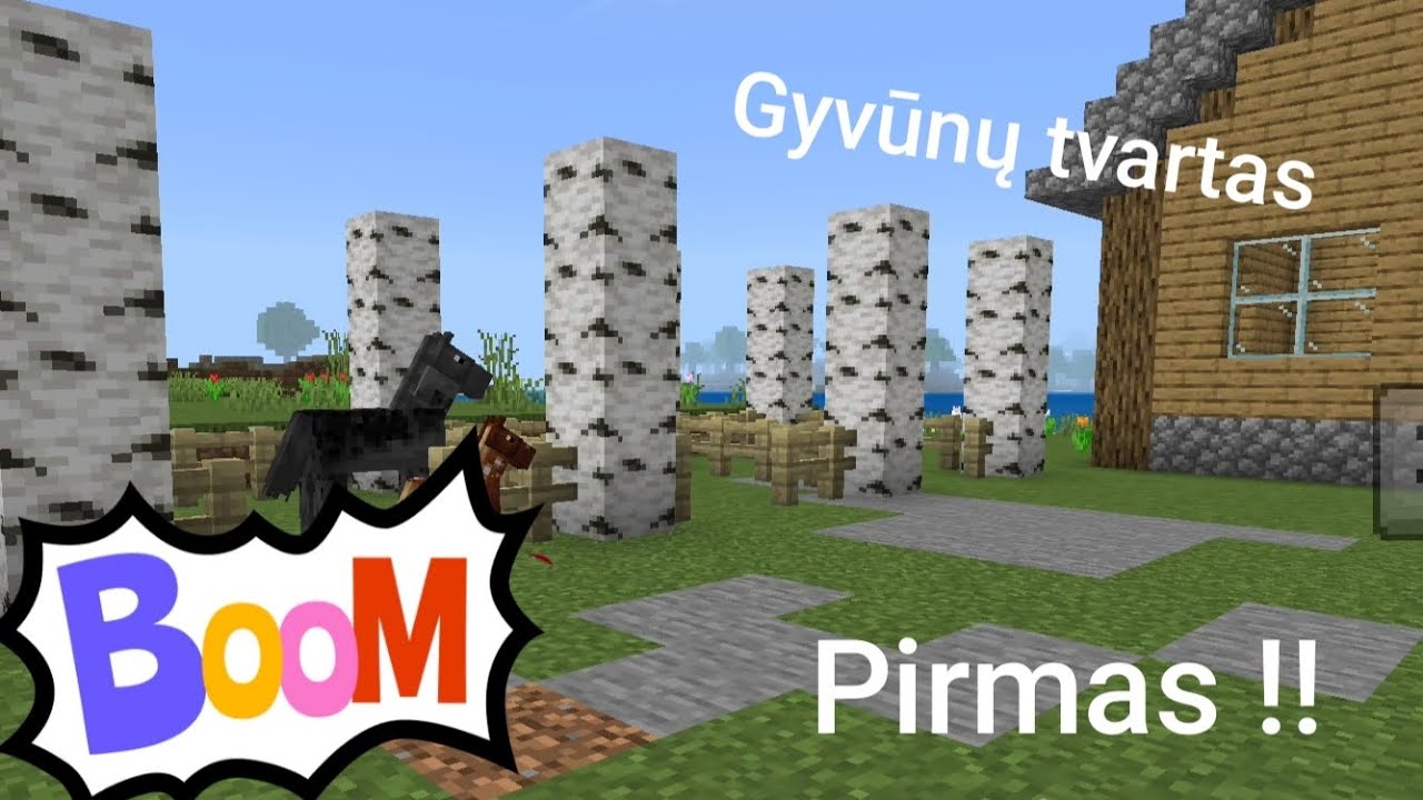 Pradėjau statyti gyvūnų tvartą !!! Hardcore 5