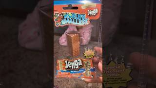 Do you have what it takes to play the World’s Smallest JENGA?! (We didn’t🤣) #superimpulse #cooltoys