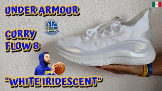 Tenis CURRY FLOW 8 "WHITE IRIDESCENT"