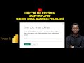 Fix Power BI Sign-In Pop-Up | How to Use Shapes & Images Without Gmail Login.