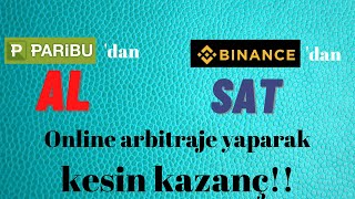 Kri̇pto Paralarla Arbi̇traj Yaparak Günlük 200 Dolar Kazanabi̇li̇rsi̇n - Detayli Anlatim
