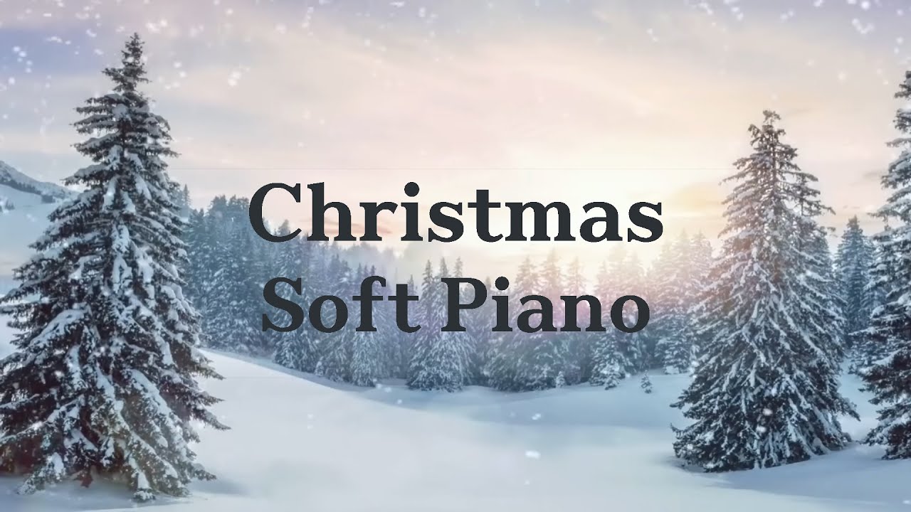 눈내리는 소리와 함께 듣는 잔잔한 크리스마스 캐롤 피아노 10시간│자장가, 수면음악