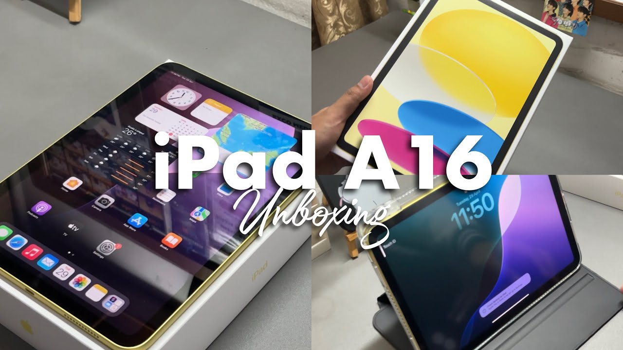 iPad A16 11th gen unboxing 📦📱