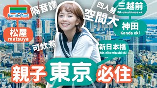 【東京住宿】親子旅遊必住~公寓式飯店可以煎和牛空間大、隔音好、交通方便~ 電器是百慕達再也不用擠在狹小的商務旅館了