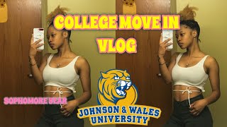 COLLEGE MOVE IN DAY VLOG | JWU SOPHOMORE YEAR
