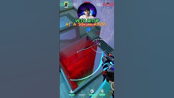 Veto setup at A site on Abyss map #valorant #valoranttips #shorts