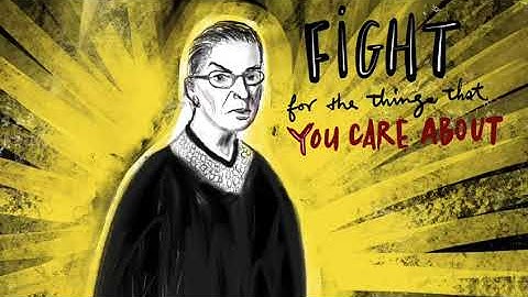 In remembrance of Ruth Bader Ginsberg - animation by Jayce Pei Yu Lee