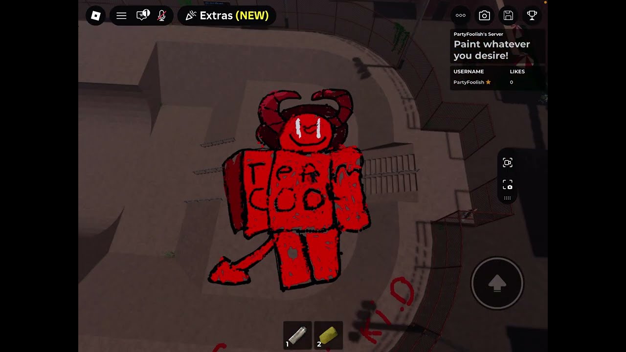 Drawing c00lkid IV in spray paint!